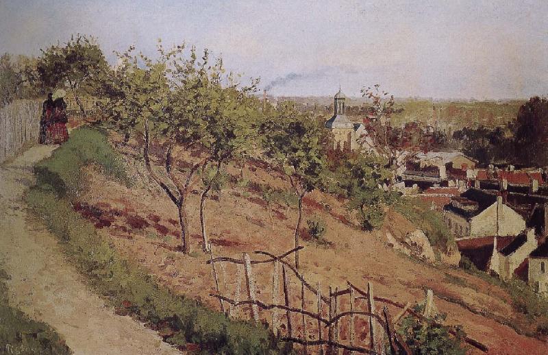 Camille Pissarro Metaponto path Schwarz oil painting picture